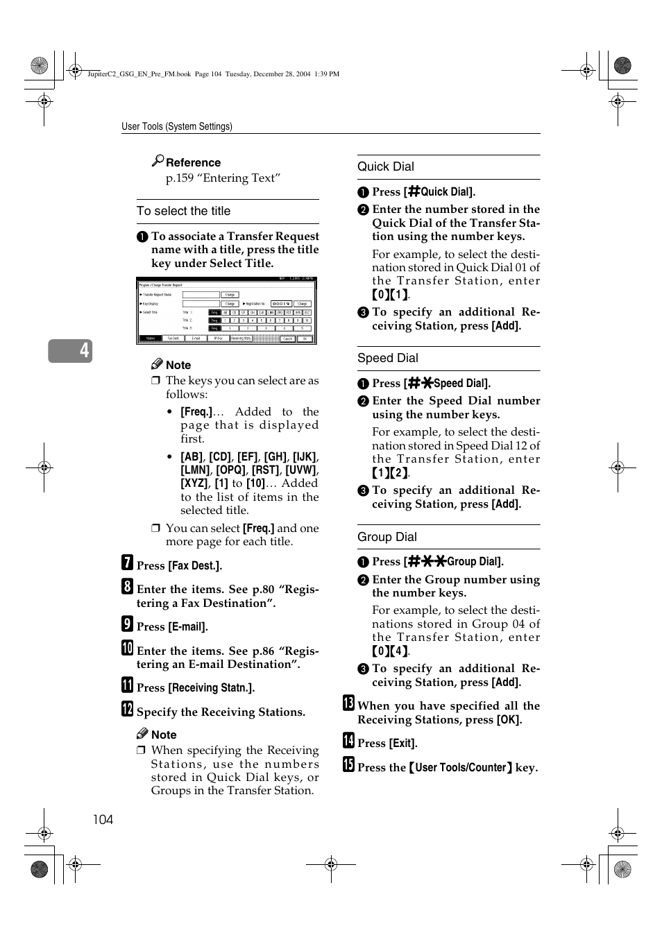 Ricoh LD335c User Manual | Page 116 / 196