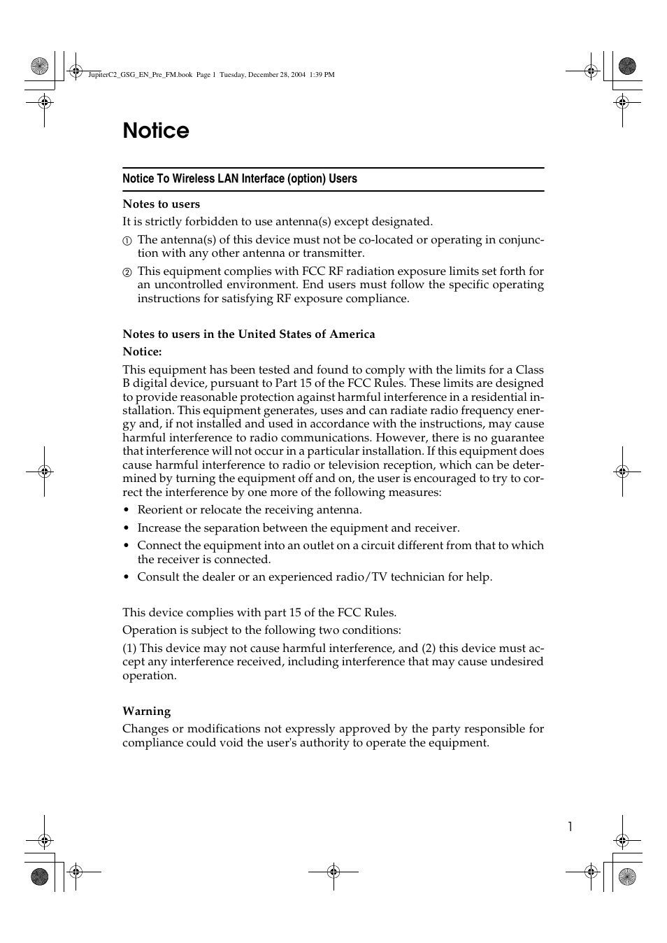 Notice | Ricoh LD335c User Manual | Page 13 / 196