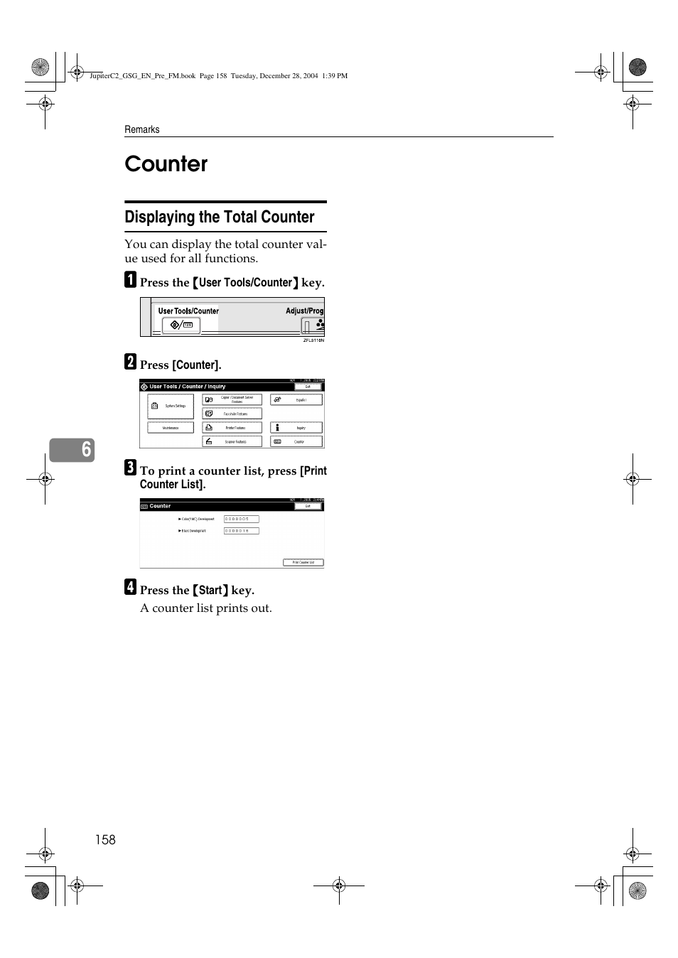 6counter | Ricoh LD335c User Manual | Page 170 / 196