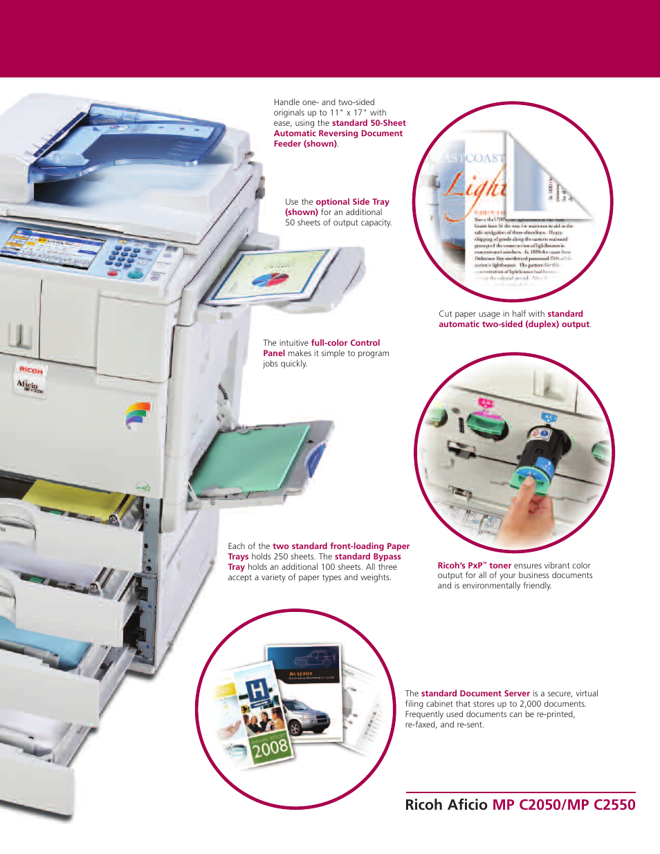 Ricoh Aficio MP C2550 User Manual | Page 5 / 8