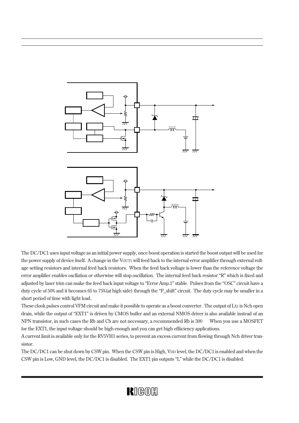 Operation | Ricoh RV5VH User Manual | Page 22 / 52