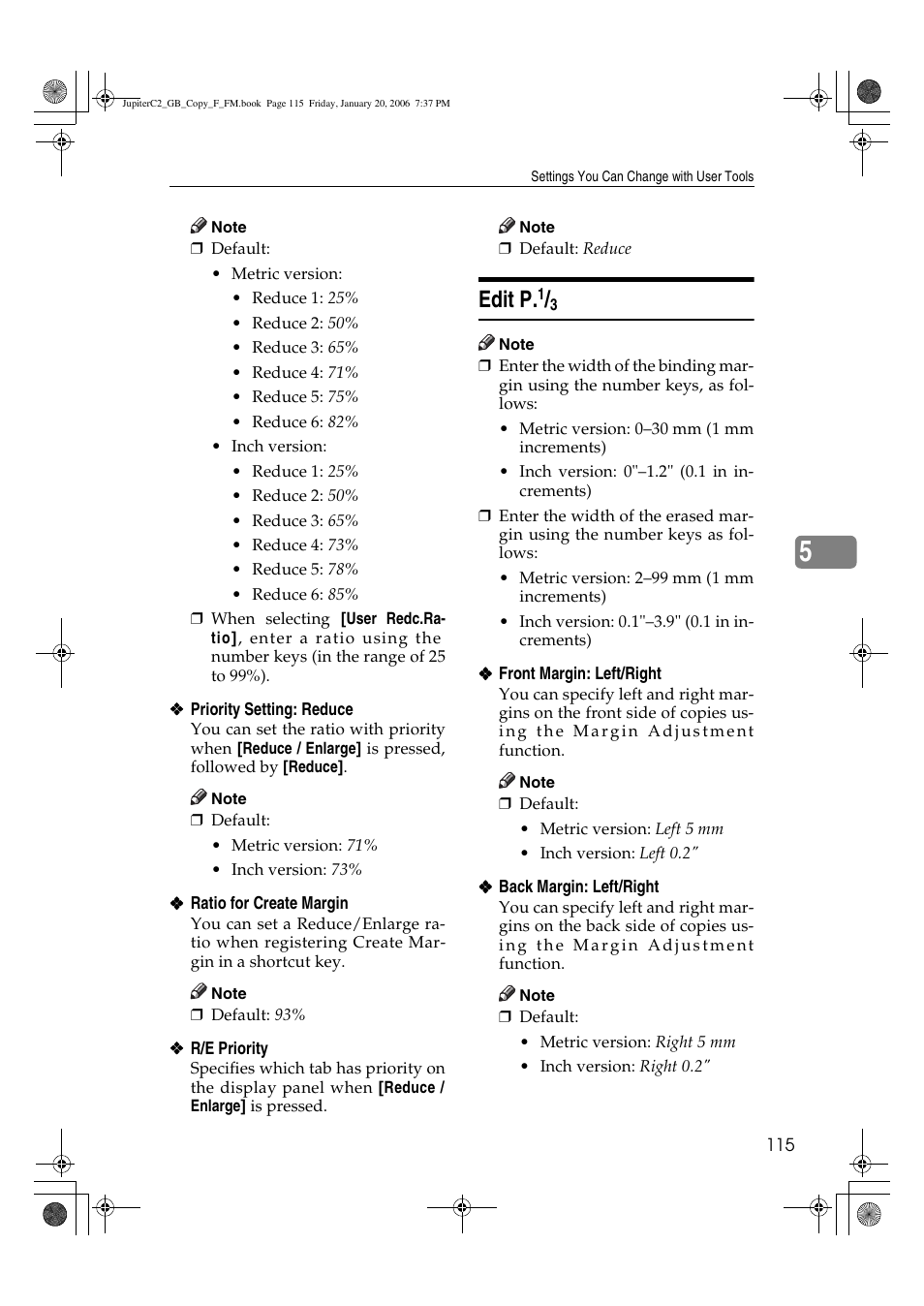 Edit p | Ricoh Aficio 3245C User Manual | Page 129 / 160