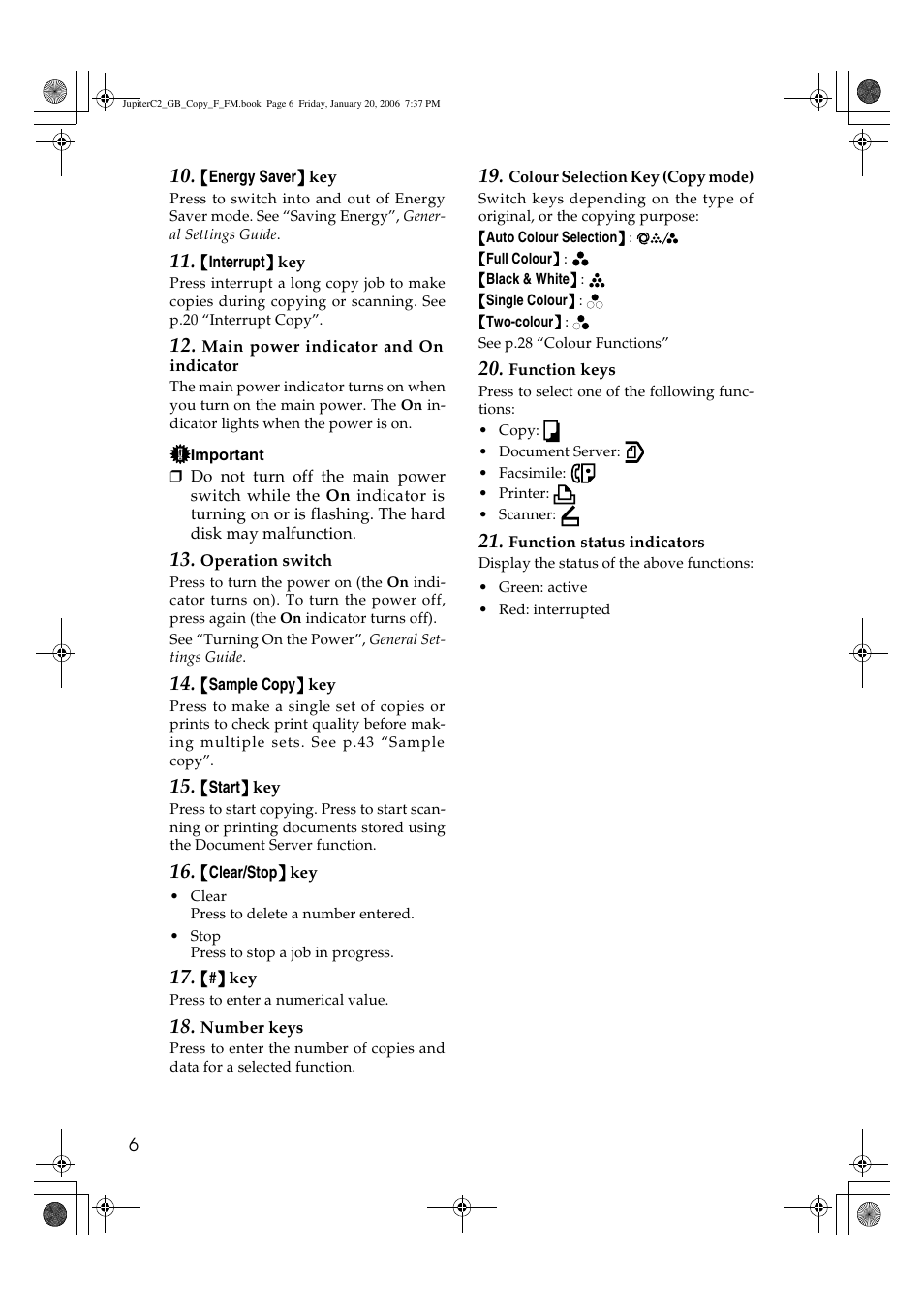 Ricoh Aficio 3245C User Manual | Page 20 / 160
