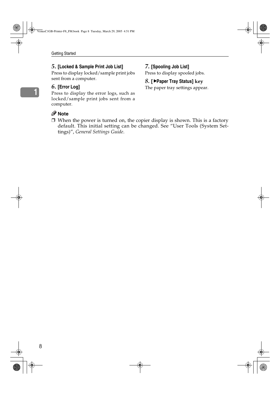 Ricoh Type 3260 User Manual | Page 14 / 168