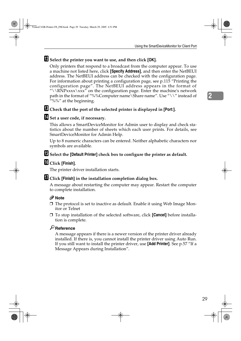 Ricoh Type 3260 User Manual | Page 35 / 168