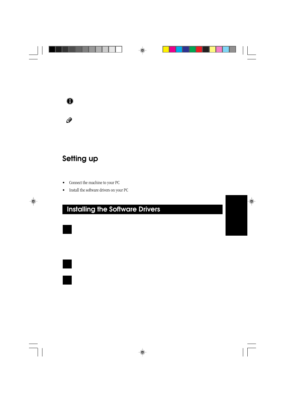 Printing and scanning, Setting up | Ricoh BIZWORKS 106 User Manual | Page 247 / 422