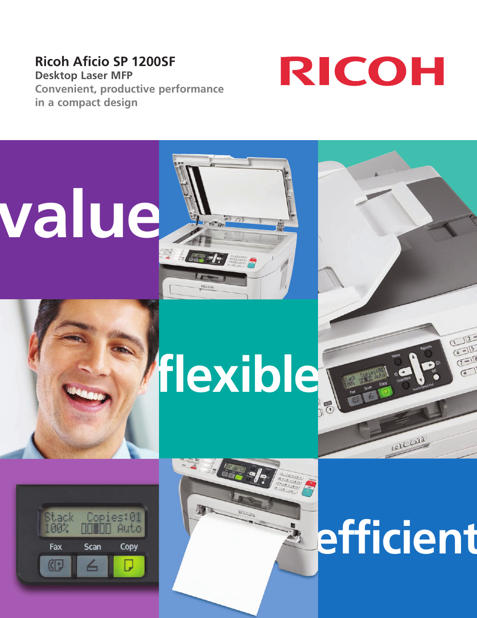 Ricoh Aficio SP 1200SF User Manual | 4 pages