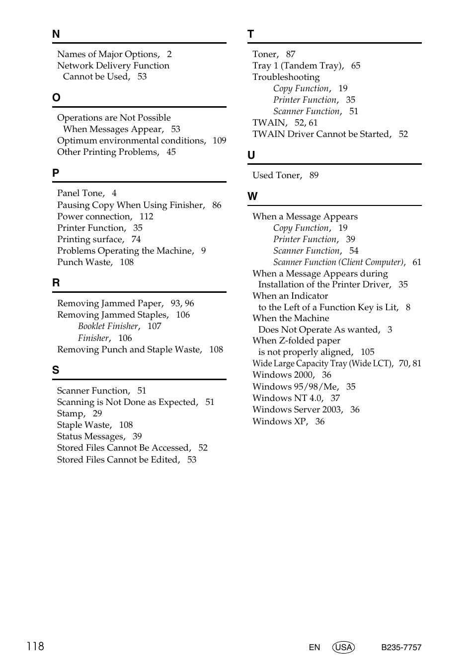 Ricoh feeder User Manual | Page 124 / 126