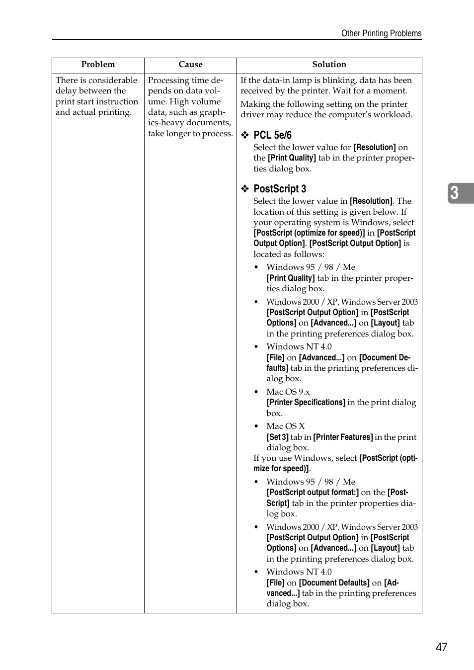 Pcl 5e/6, Postscript 3 | Ricoh feeder User Manual | Page 53 / 126