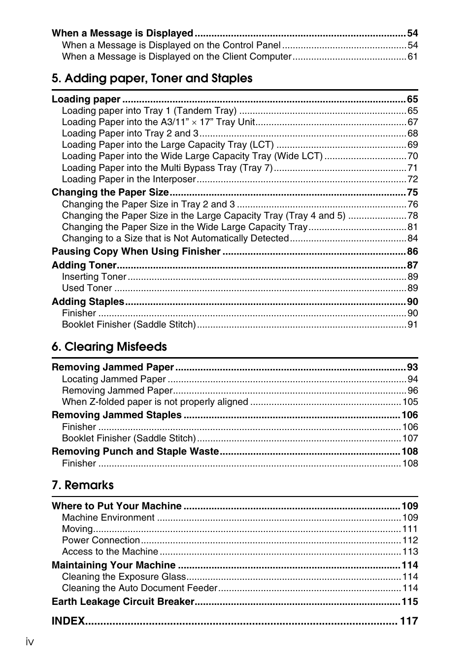 Ricoh feeder User Manual | Page 6 / 126