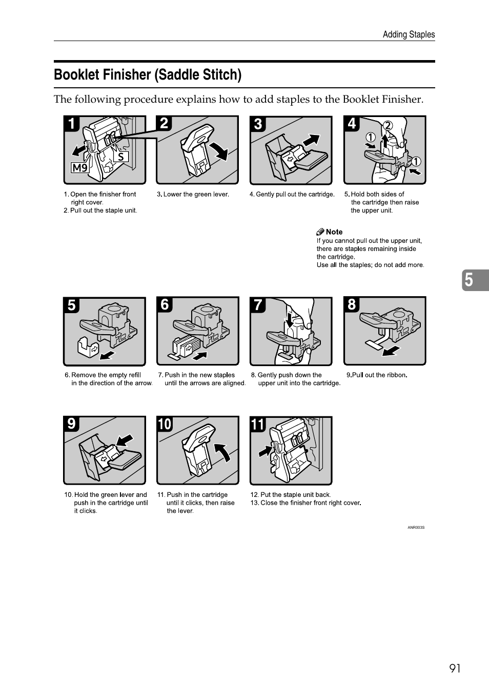 Booklet finisher (saddle stitch) | Ricoh feeder User Manual | Page 97 / 126