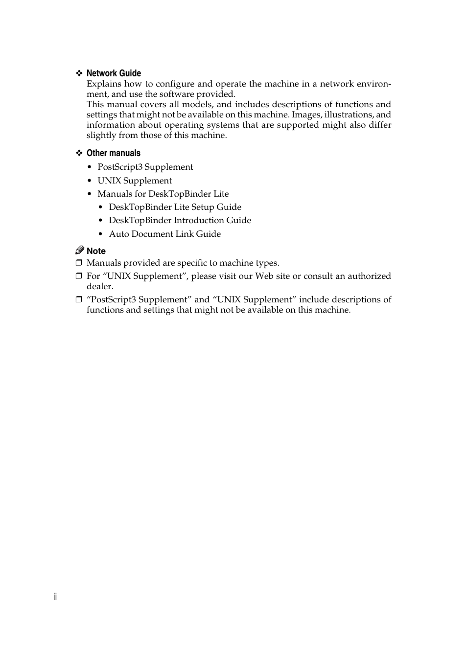 Ricoh 8030e User Manual | Page 4 / 114