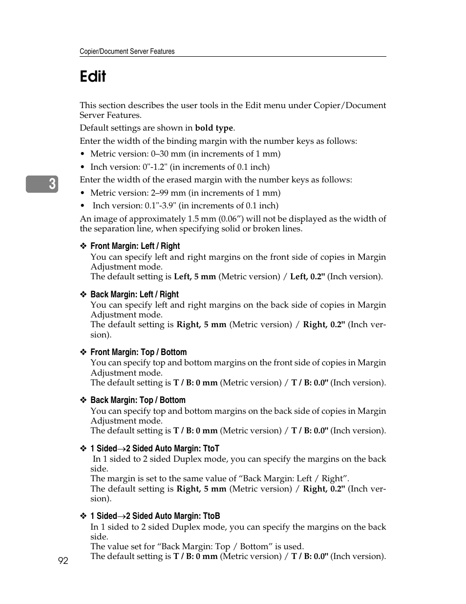 Edit, 3edit | Ricoh Aficio MP 6000 User Manual | Page 102 / 310
