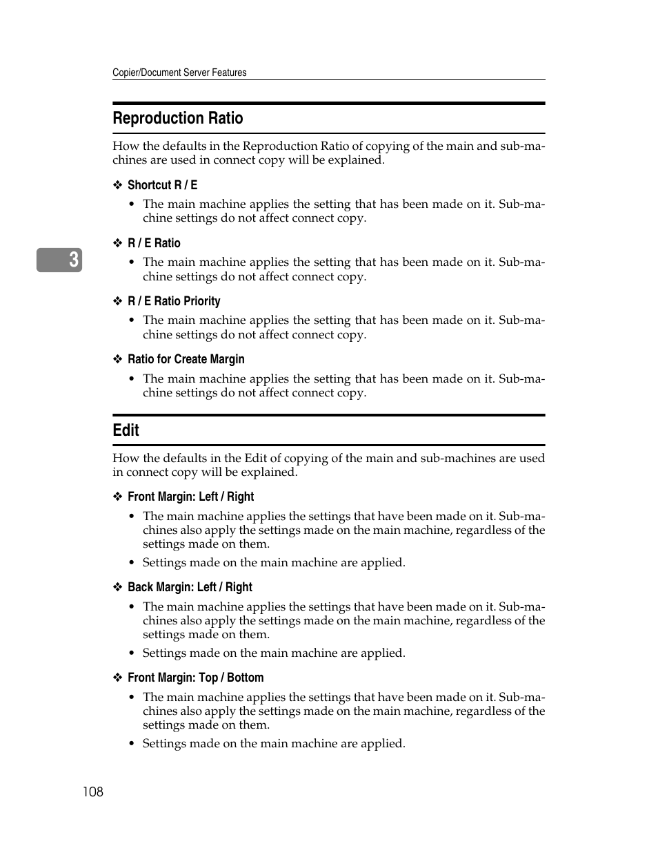 Reproduction ratio, Edit, Reproduction ratio edit | Ricoh Aficio MP 6000 User Manual | Page 118 / 310