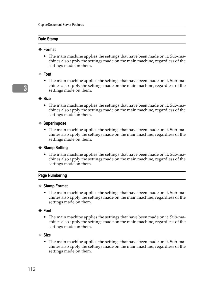 Date stamp | Ricoh Aficio MP 6000 User Manual | Page 122 / 310