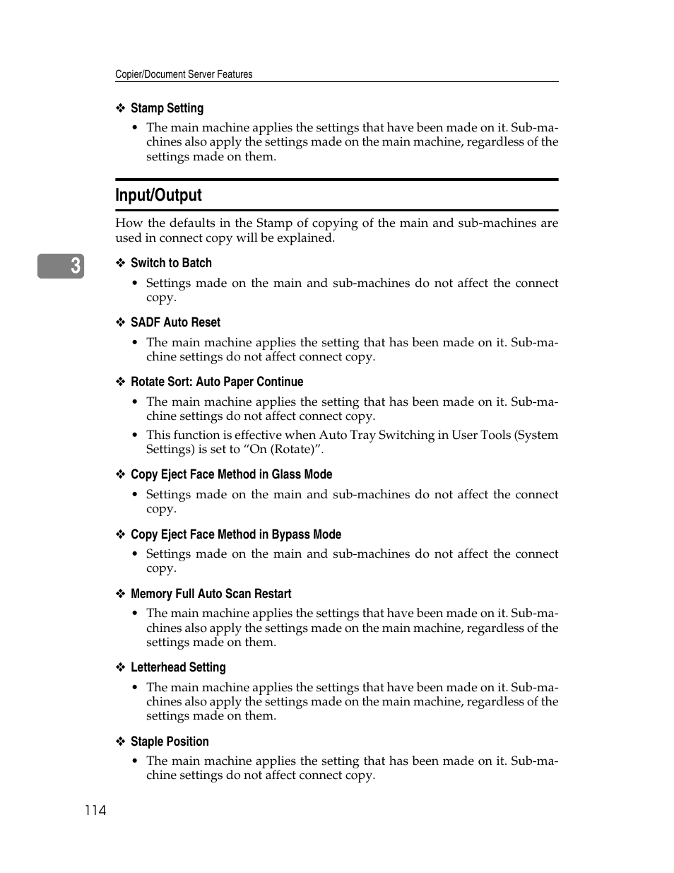 Input/output | Ricoh Aficio MP 6000 User Manual | Page 124 / 310