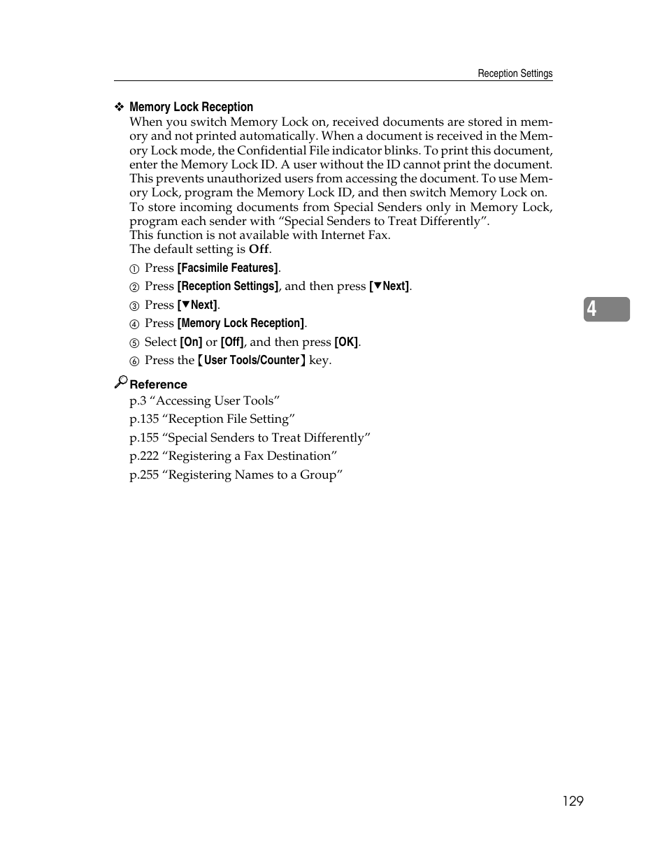Ricoh Aficio MP 6000 User Manual | Page 139 / 310