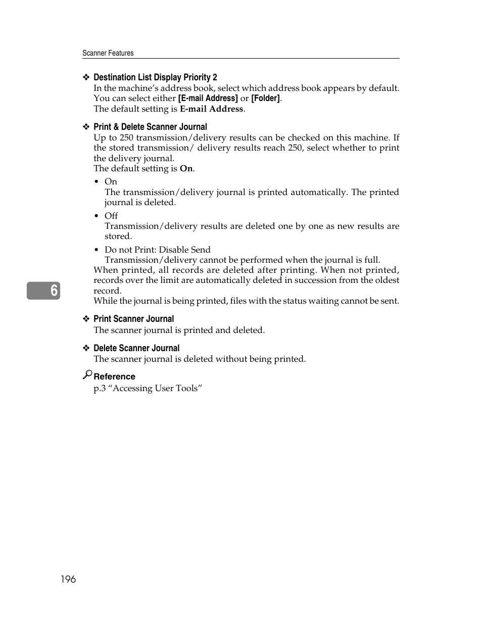 Ricoh Aficio MP 6000 User Manual | Page 206 / 310