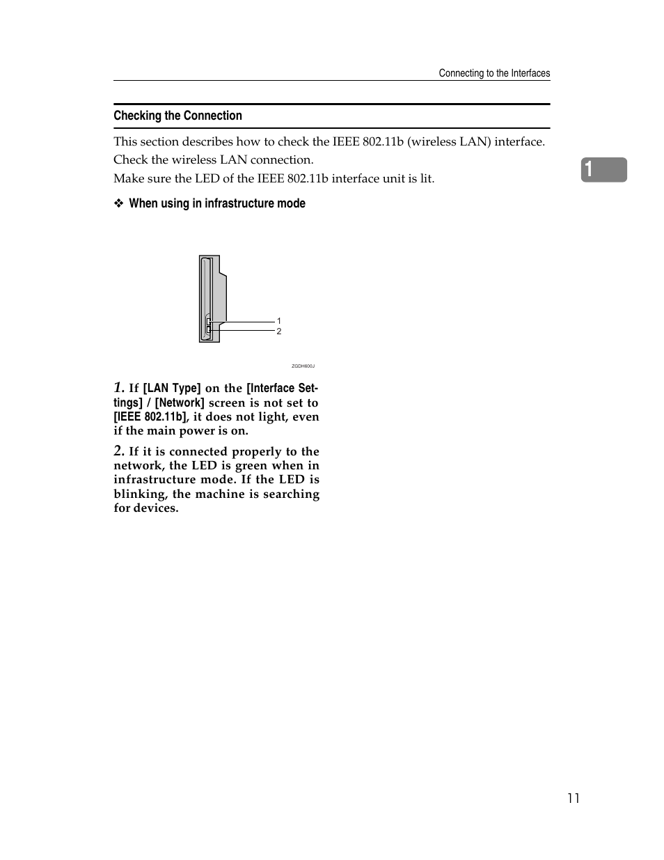 Checking the connection | Ricoh Aficio MP 6000 User Manual | Page 21 / 310