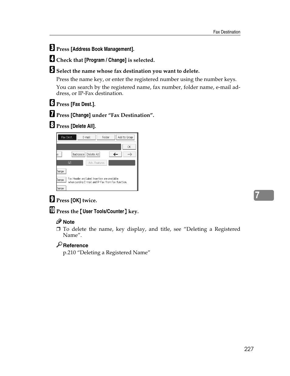 Ricoh Aficio MP 6000 User Manual | Page 237 / 310