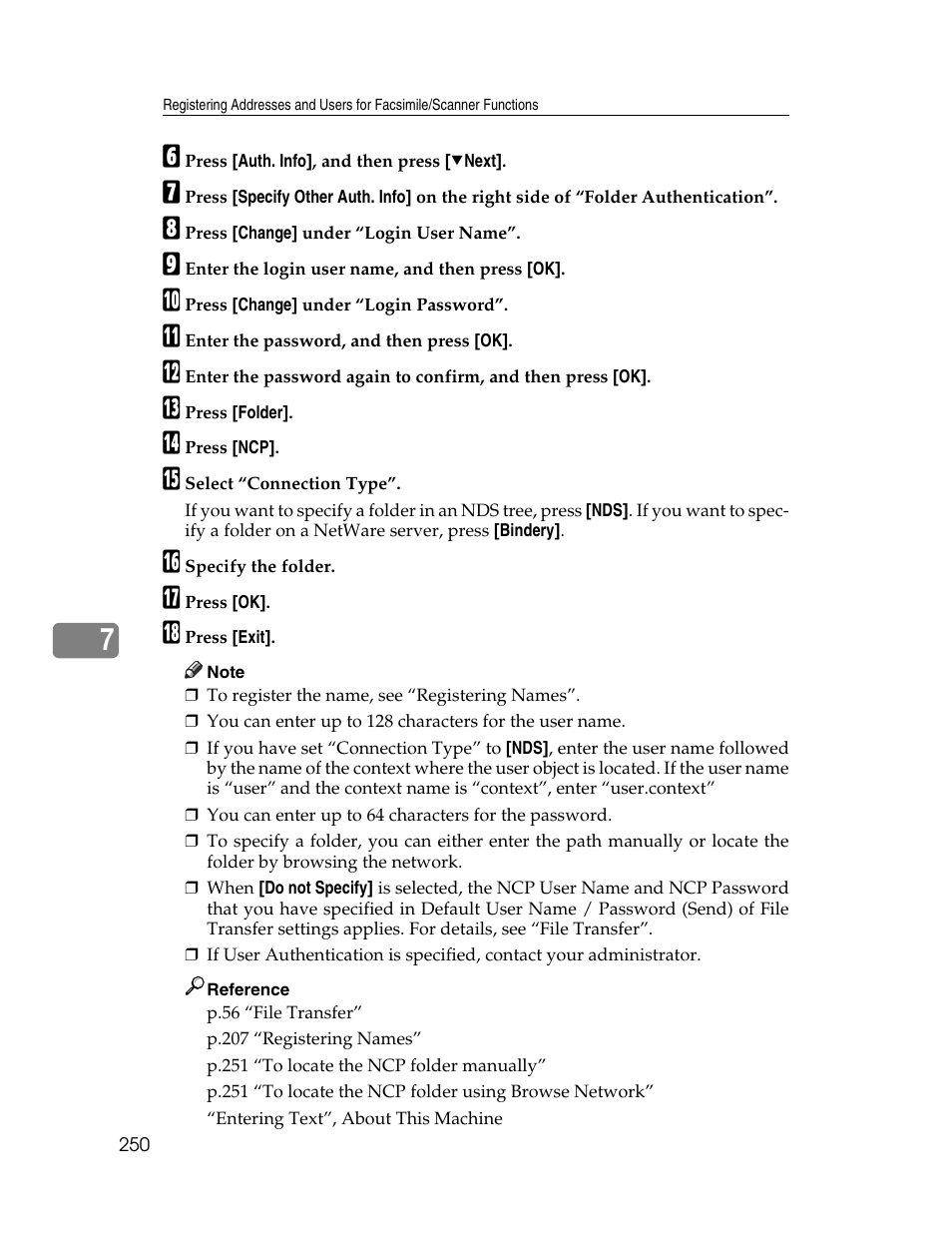 Ricoh Aficio MP 6000 User Manual | Page 260 / 310