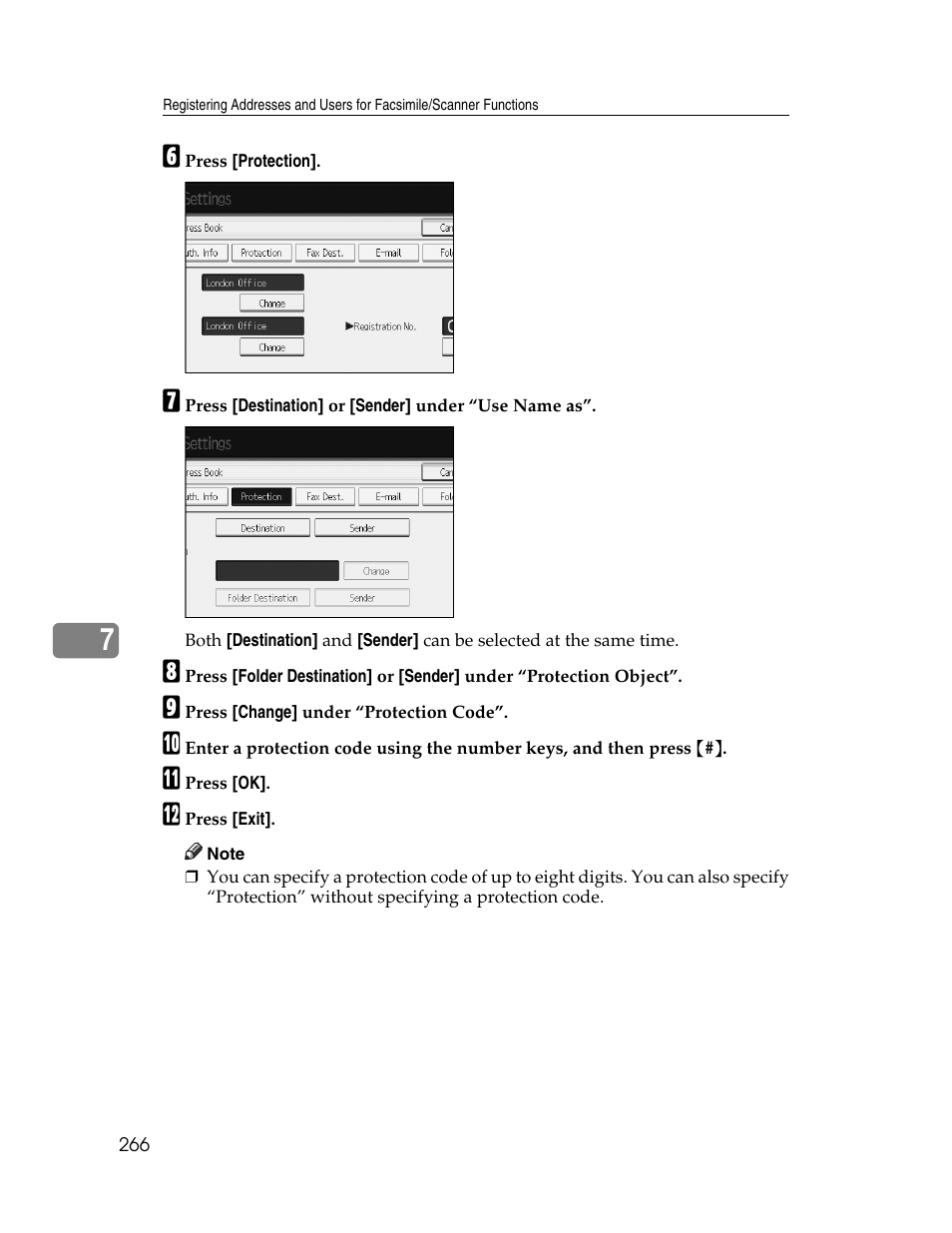 Ricoh Aficio MP 6000 User Manual | Page 276 / 310