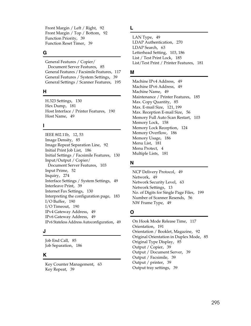 Ricoh Aficio MP 6000 User Manual | Page 305 / 310