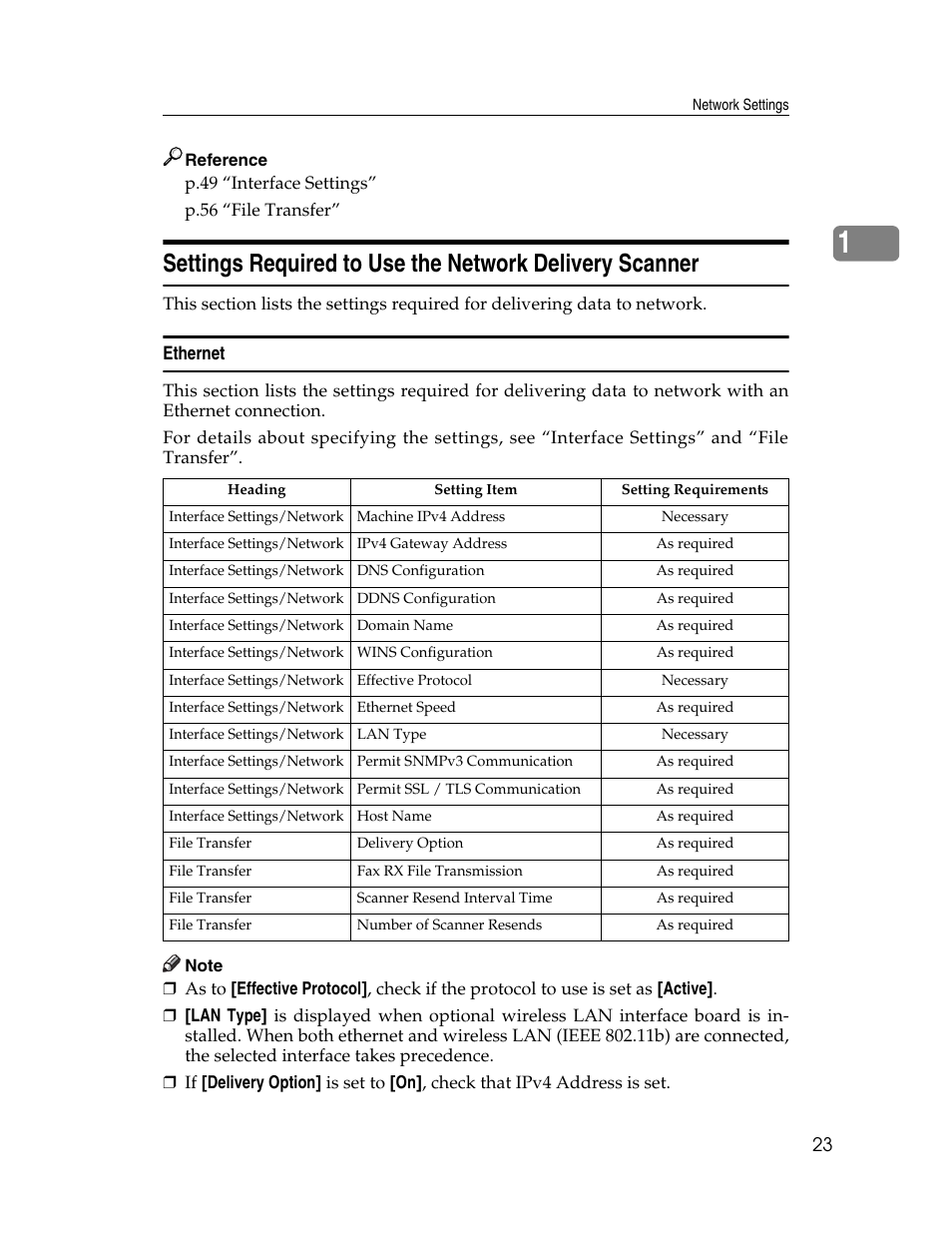 Ethernet | Ricoh Aficio MP 6000 User Manual | Page 33 / 310