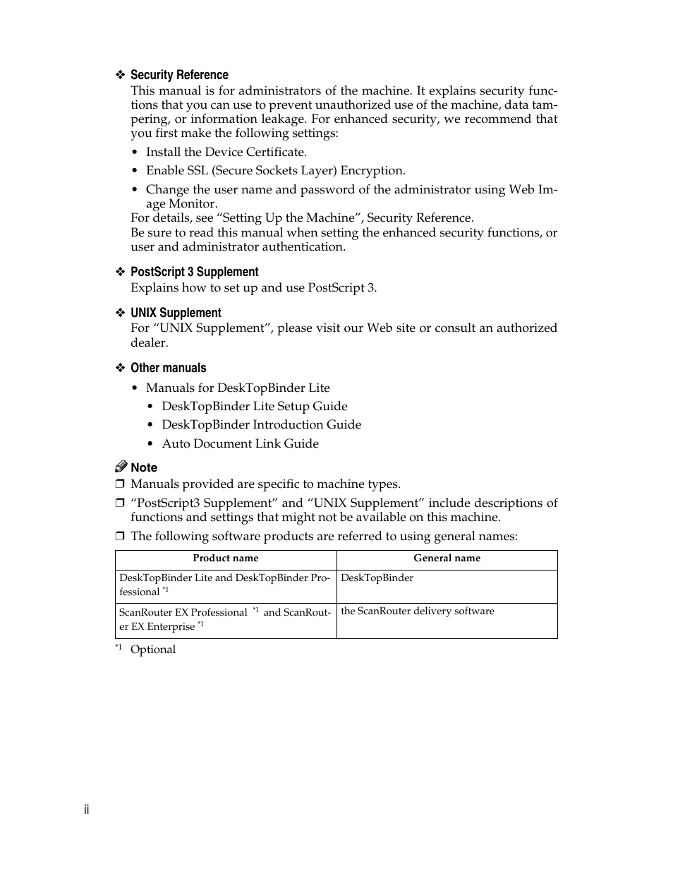 Ricoh Aficio MP 6000 User Manual | Page 4 / 310