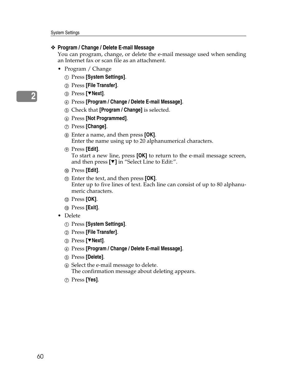 Ricoh Aficio MP 6000 User Manual | Page 70 / 310