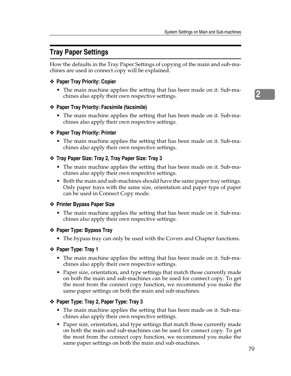 Tray paper settings | Ricoh Aficio MP 6000 User Manual | Page 89 / 310