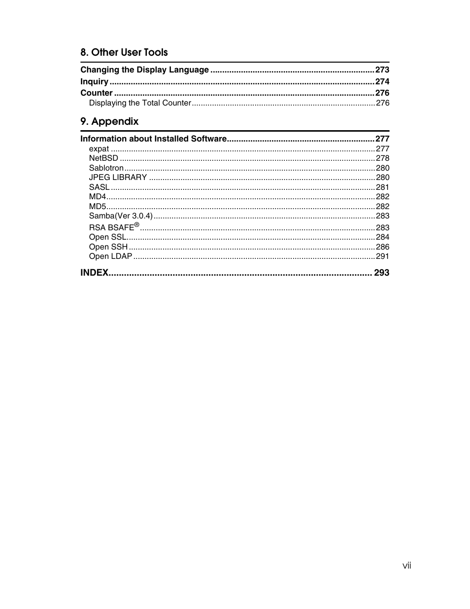 Ricoh Aficio MP 6000 User Manual | Page 9 / 310