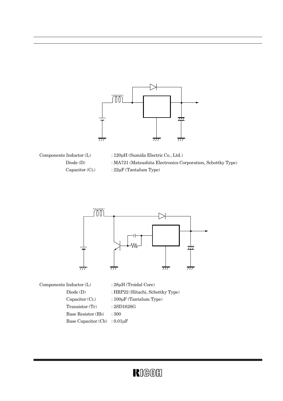 Typical applications | Ricoh RH5RH13B User Manual | Page 27 / 34