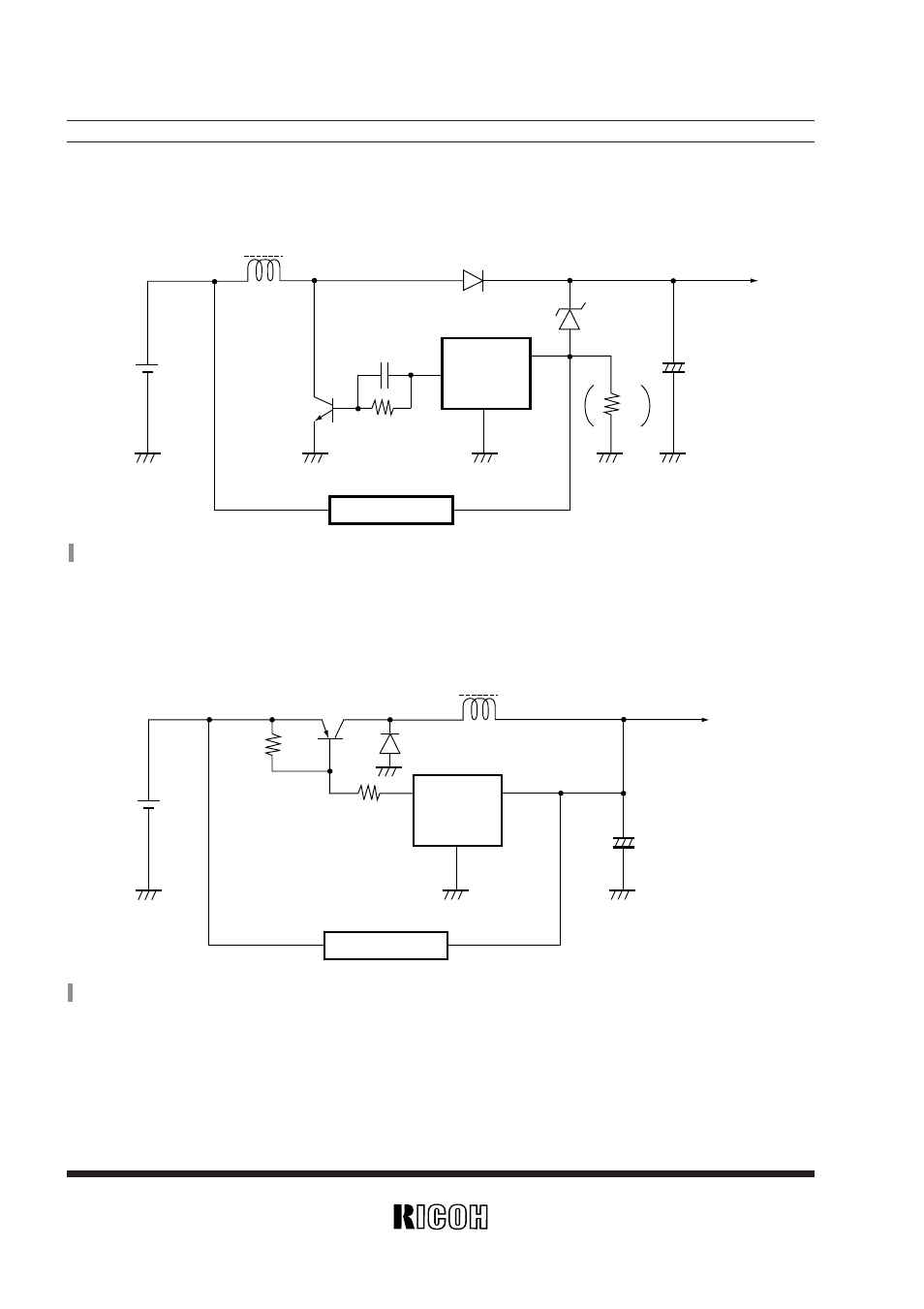Application circuits, Rh5rh | Ricoh RH5RH13B User Manual | Page 30 / 34