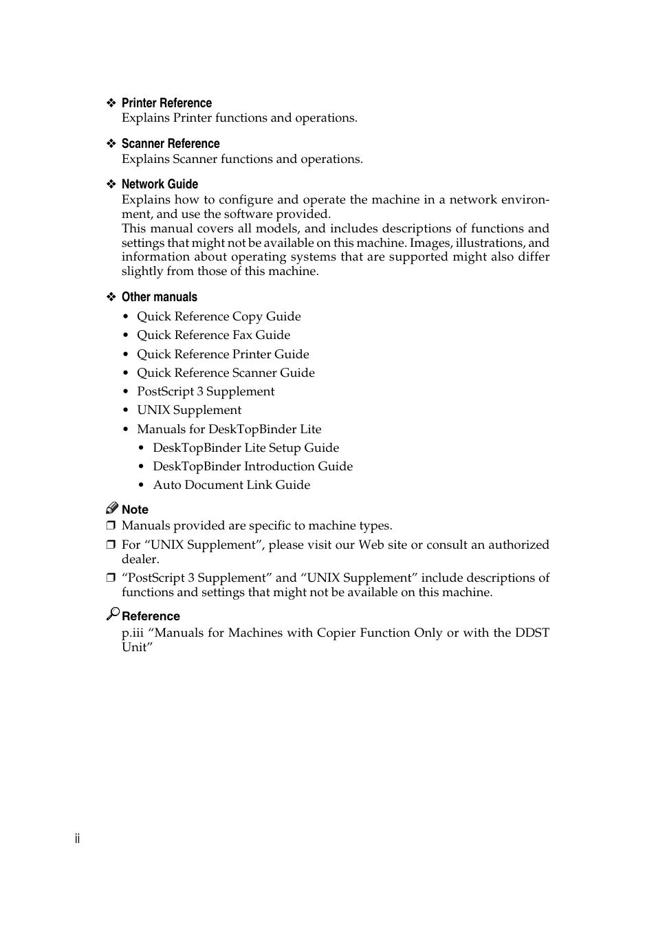 Ricoh Aficio MP 2500 User Manual | Page 4 / 126