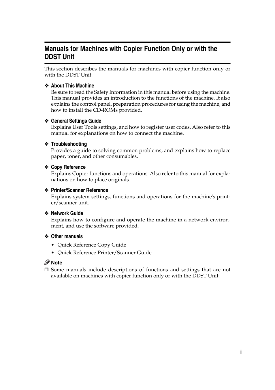 Ricoh Aficio MP 2500 User Manual | Page 5 / 126