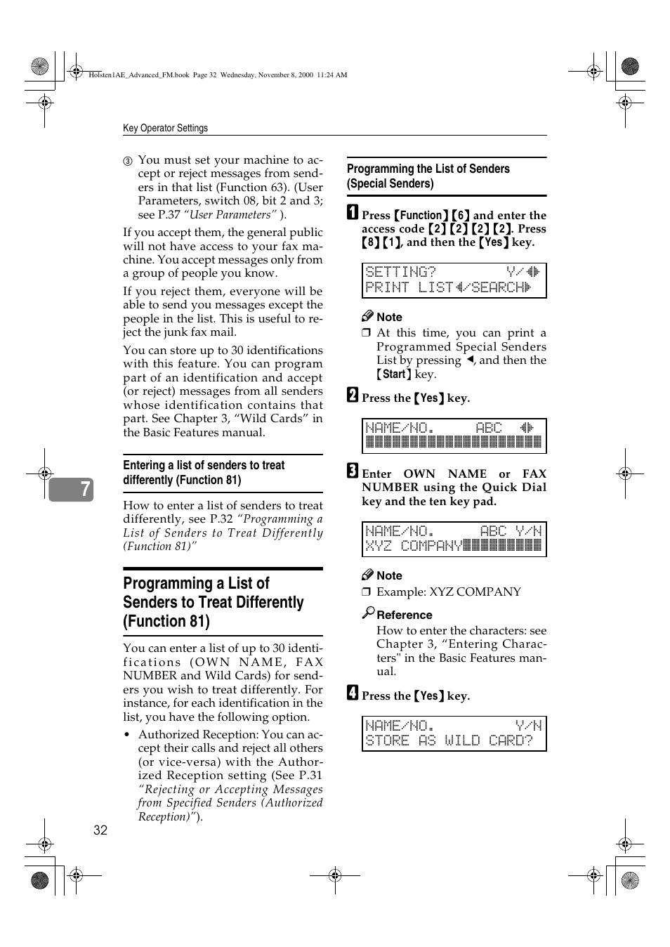 Ricoh FAX1400L User Manual | Page 44 / 88