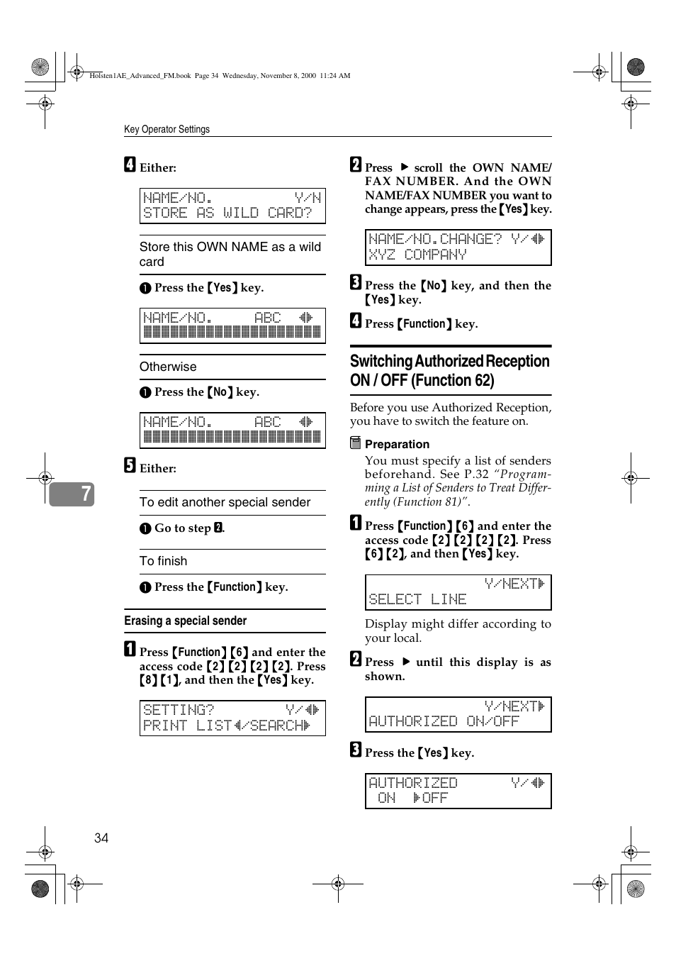 Ricoh FAX1400L User Manual | Page 46 / 88