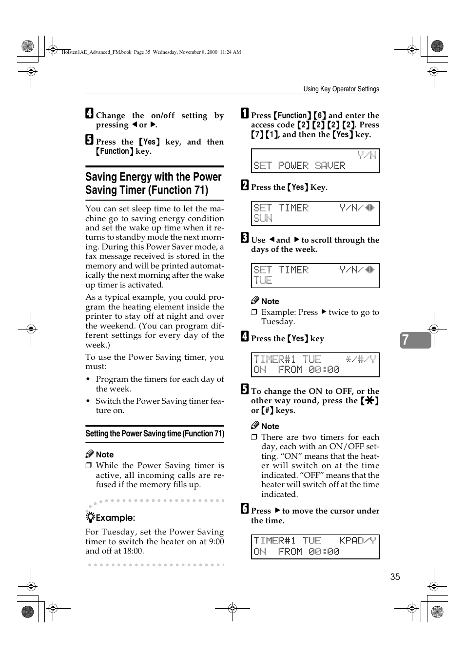 Ricoh FAX1400L User Manual | Page 47 / 88