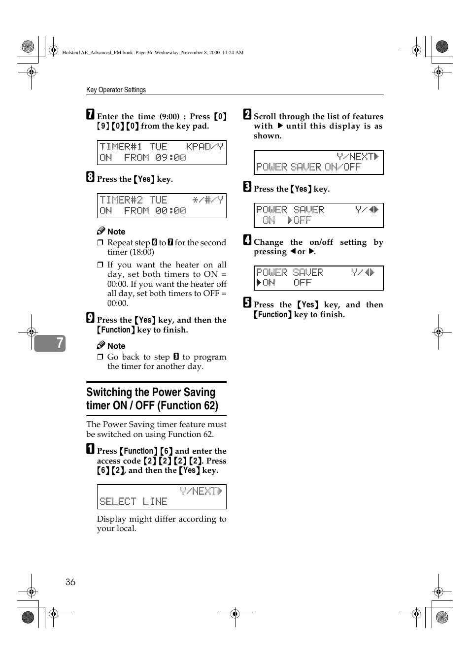 Ricoh FAX1400L User Manual | Page 48 / 88