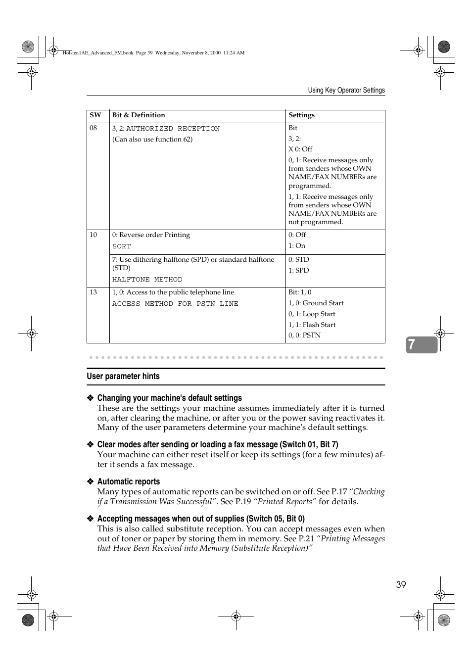 Ricoh FAX1400L User Manual | Page 51 / 88