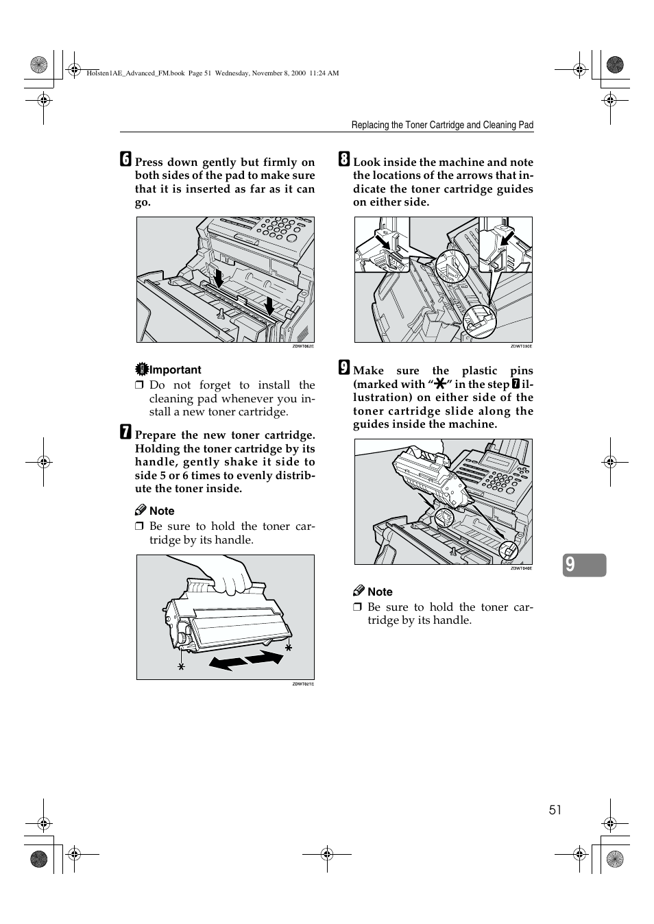 Ricoh FAX1400L User Manual | Page 63 / 88