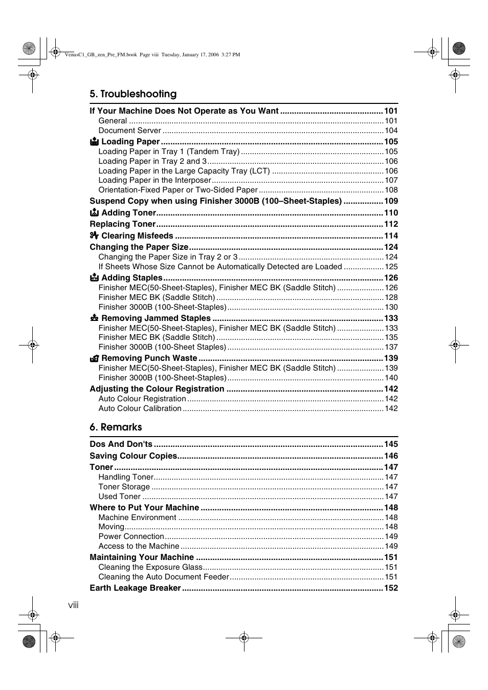 Ricoh Aficio Color 5560 User Manual | Page 10 / 200