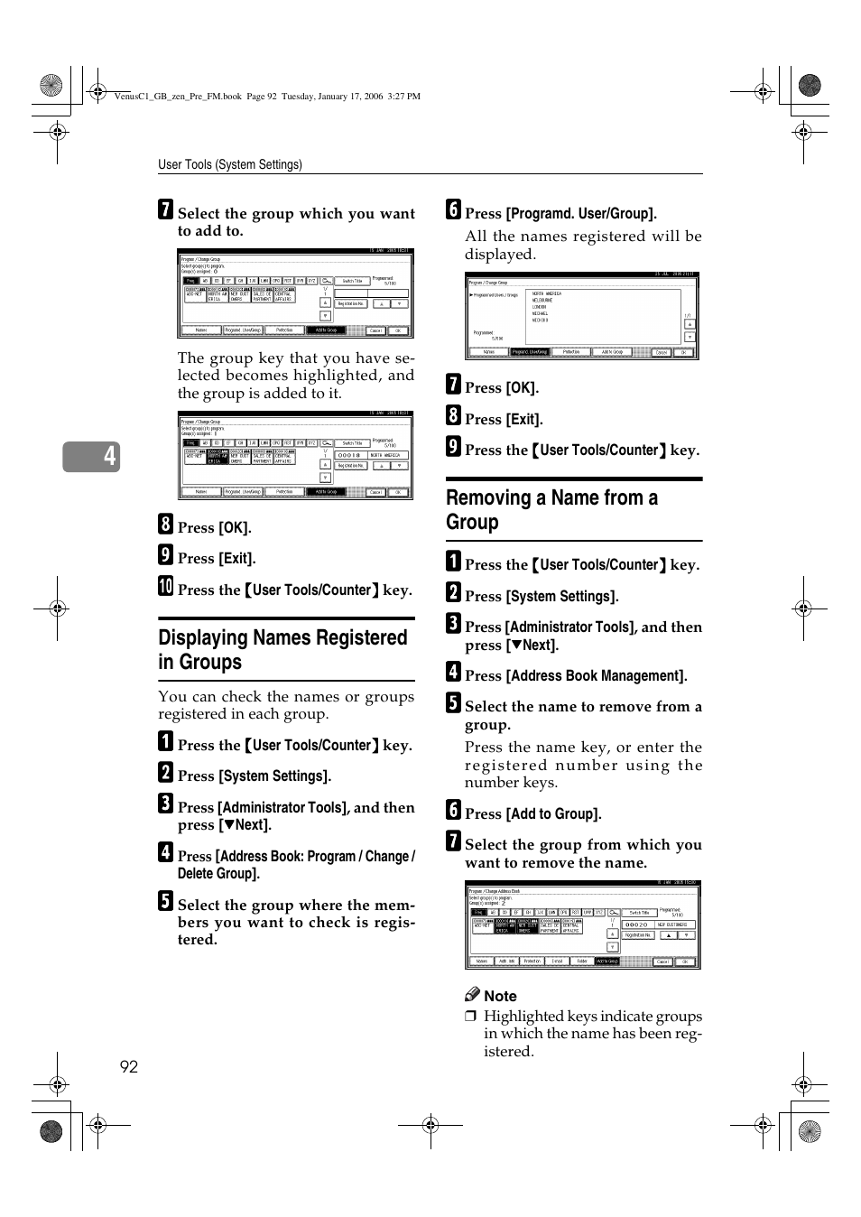 Ricoh Aficio Color 5560 User Manual | Page 104 / 200