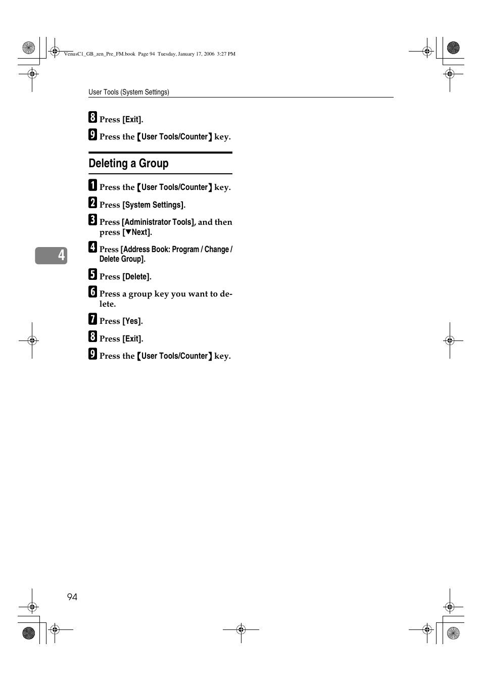 Ricoh Aficio Color 5560 User Manual | Page 106 / 200