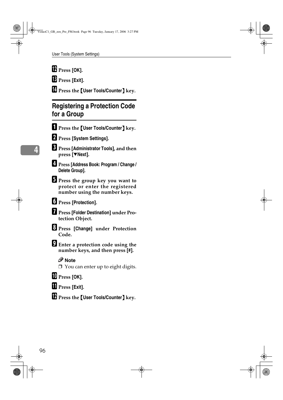 Ricoh Aficio Color 5560 User Manual | Page 108 / 200