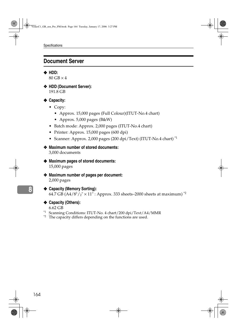 Document server | Ricoh Aficio Color 5560 User Manual | Page 176 / 200