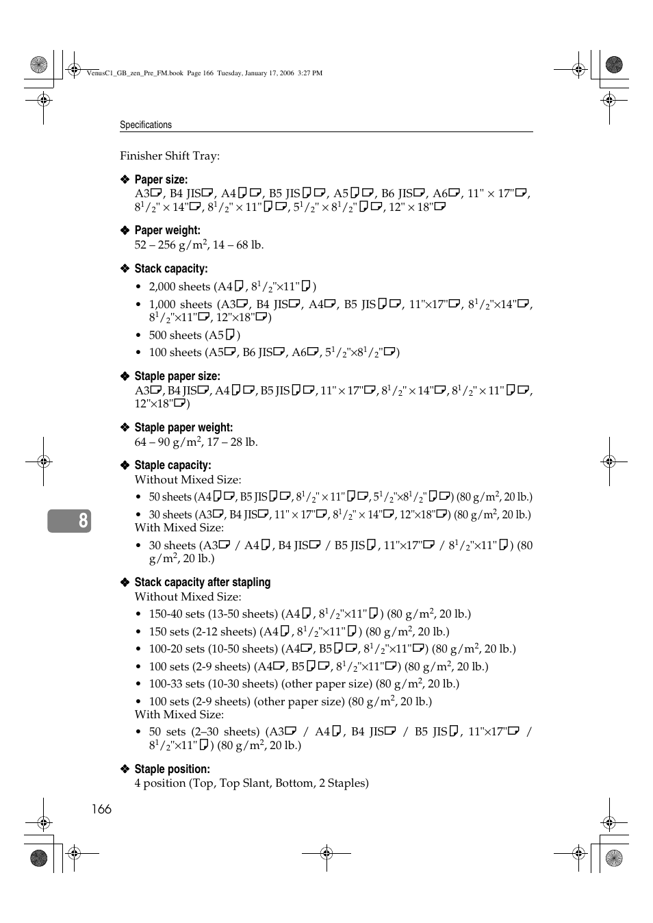 Ricoh Aficio Color 5560 User Manual | Page 178 / 200