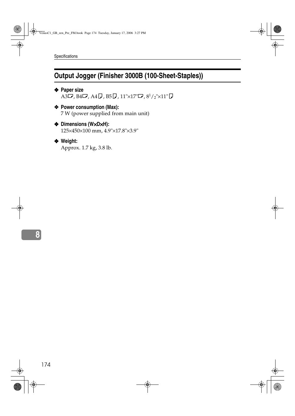 Ricoh Aficio Color 5560 User Manual | Page 186 / 200