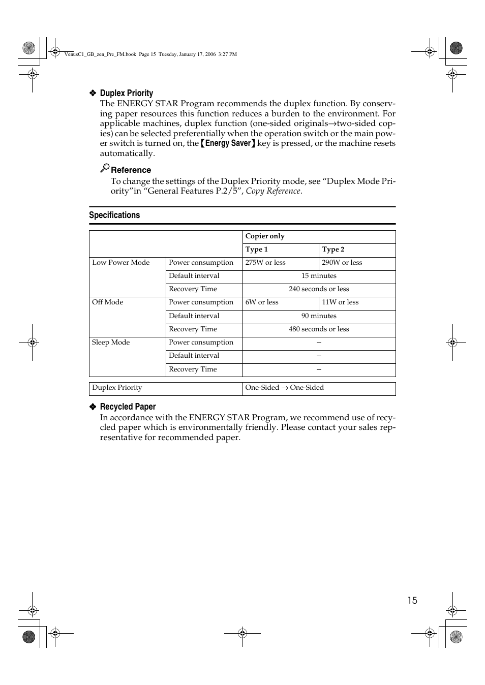Ricoh Aficio Color 5560 User Manual | Page 27 / 200